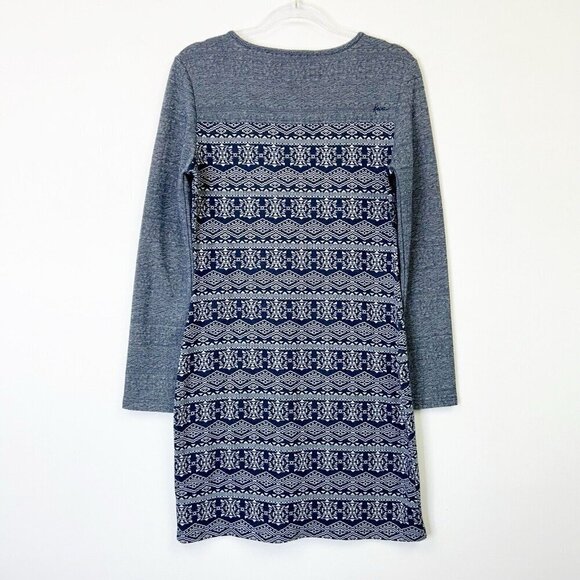 Kavu Henley Dress Womens Size Small Long Sleeve Knit - Picture 2 of 9